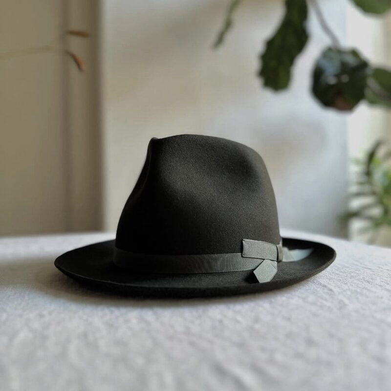 青山のオーダーメイドハット専門店MIKAMI-Bespokehatのビーバーフェルトのソフト