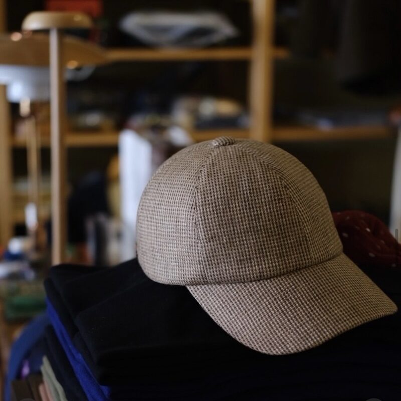 青山のオーダーメイドハット専門店MIKAMI-Bespokehatのキャップ