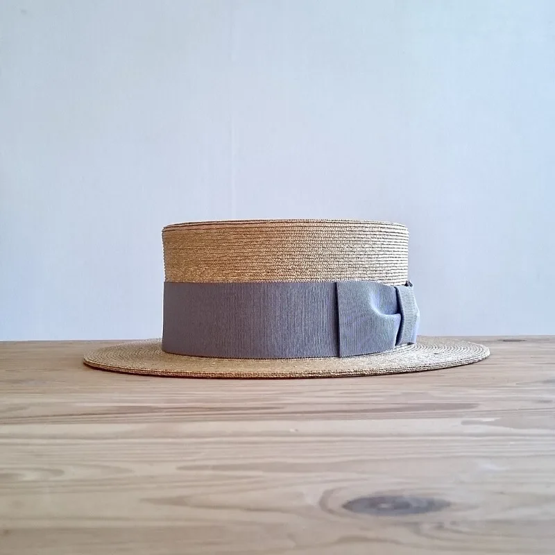 青山のオーダーメイドハット専門店MIKAMI-Bespokehatのクラシックなカンカン帽